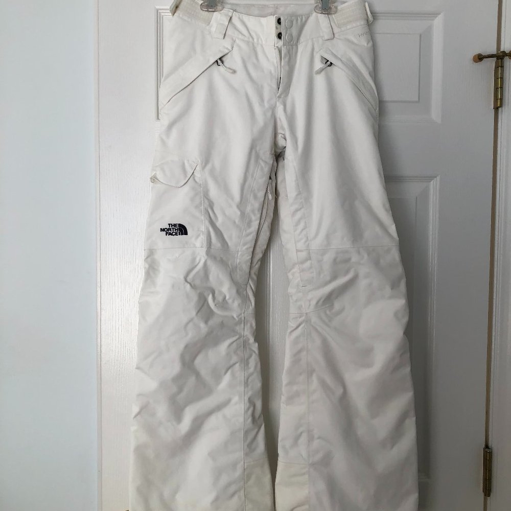 The North Face white ski pants